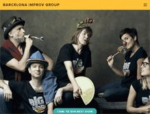 Tablet Screenshot of barcelonaimprovgroup.com